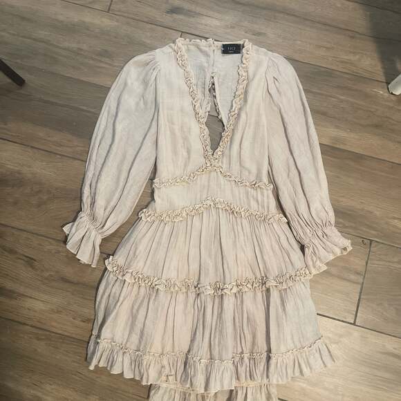 Vici Dresses & Skirts - Ruffle Long Sleeve Mini Dress
